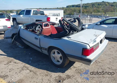 1986 Ford Mustang Lx/Gt из США, поврежденный, VIN 1FABP27M9GF164773